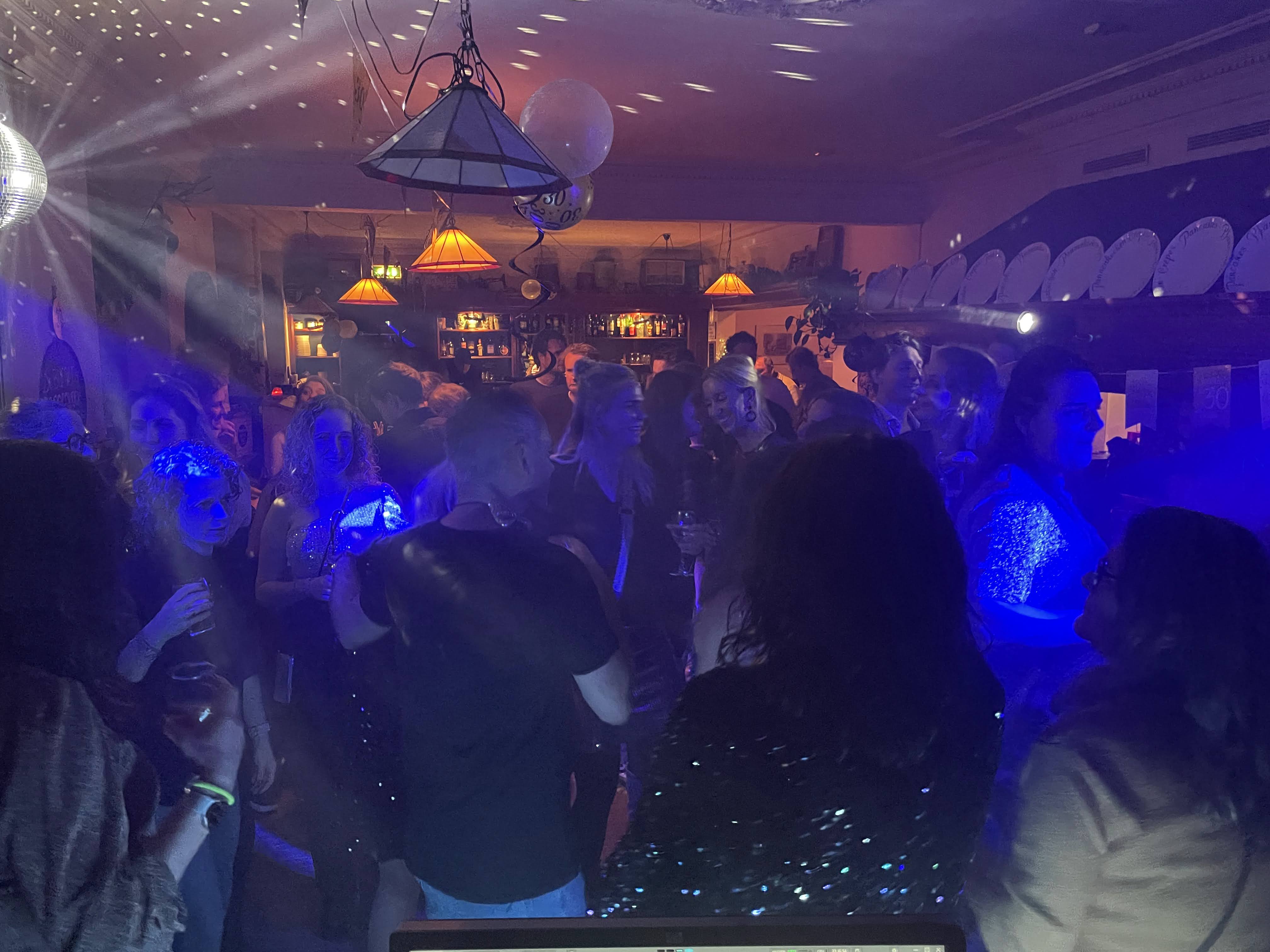 Dansvloer tijdens een feest